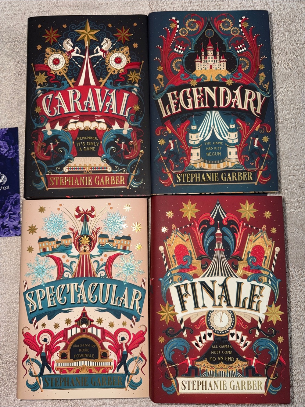 Fairyloot Caraval Series by Stephanie Garber IRON EDITION